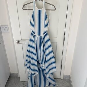 Rosie Assoulin high low dress with open back